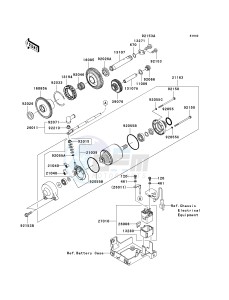 KRF 750 F [TERYX 750 4X4 NRA OUTDOORS] (F8F) C9FA drawing STARTER MOTOR