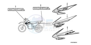 CRF230F9 Europe Direct - (ED / CMF) drawing STRIPE/MARK (CRF230F7/8/9)