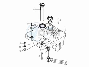 LX 150 4T USA drawing Fuel Tank