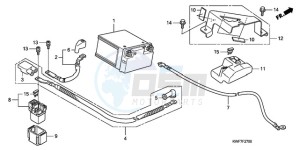 CBF125MA Europe Direct - (ED) drawing BATTERY