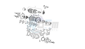 SENDA R X-RACE - 50 CC 2T EU2 drawing GEAR BOX