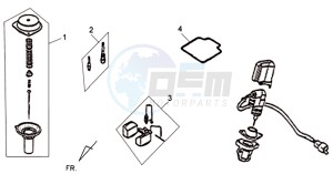 JET 4 R50 NAKED drawing CHOKE / THROTTLE WITH NEELD / FUEL CUT