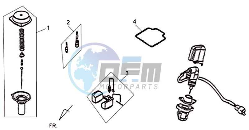 CHOKE / THROTTLE WITH NEELD / FUEL CUT