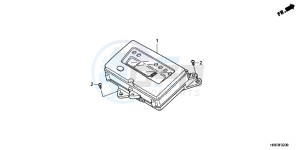 TRX500FPEC drawing METER