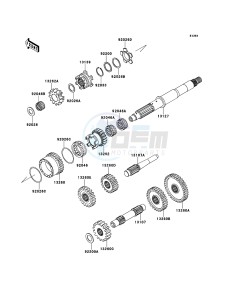 KVF360 4x4 KVF360ADF EU GB drawing Transmission