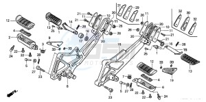 CB600F HORNET drawing STEP