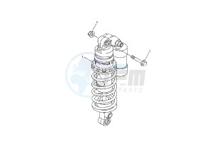 YZF R1 1000 drawing REAR SUSPENSION