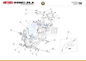 BYE-BIKE-BLACK 50 drawing CHASSIS