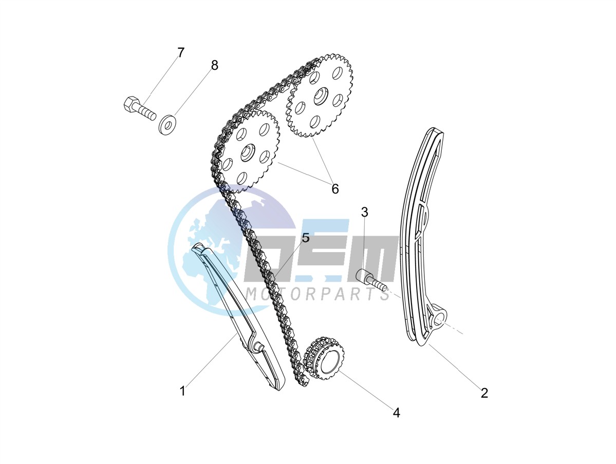 Front cylinder timing system