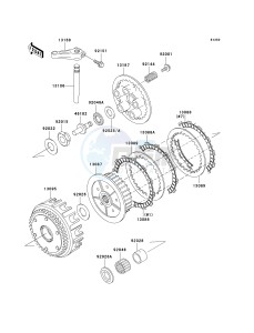 ZR 750 H [ZR-7S] (H1-H5 H5 CAN ONLY) drawing CLUTCH