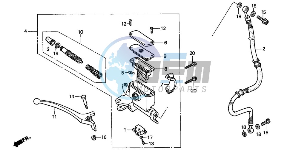 FR. BRAKE MASTER CYLINDER (1)