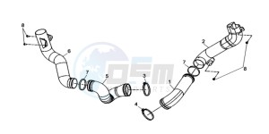 QUAD RAIDER 600 LONG CHASSIS drawing CHAIN /CHAIN COVER