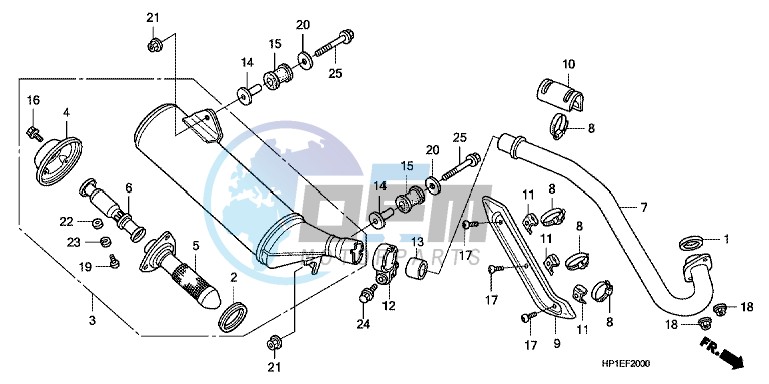 EXHAUST MUFFLER