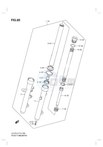 UH125Z BURGMAN EU drawing FRONT FORK DAMPER