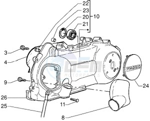 X9 125 drawing Crankcase Cooling