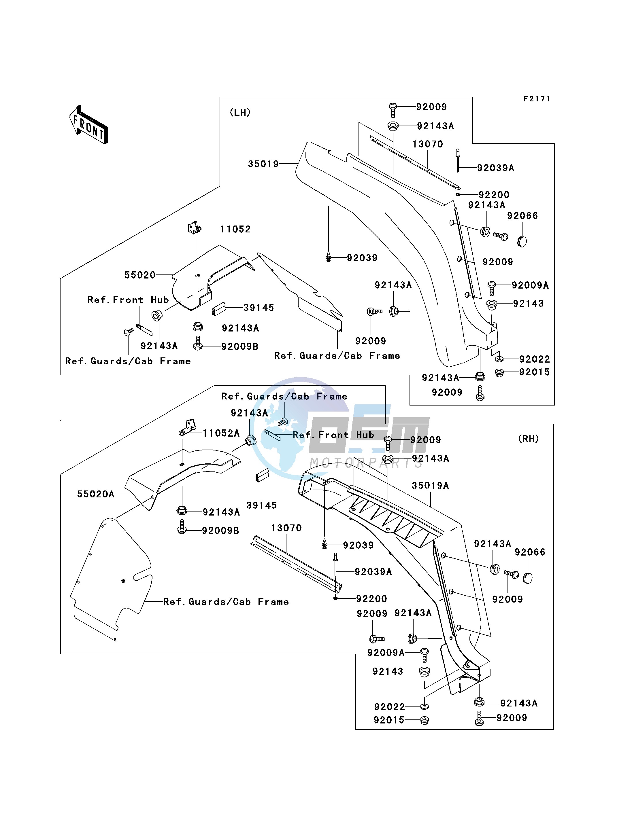 FRONT FENDER-- S- -