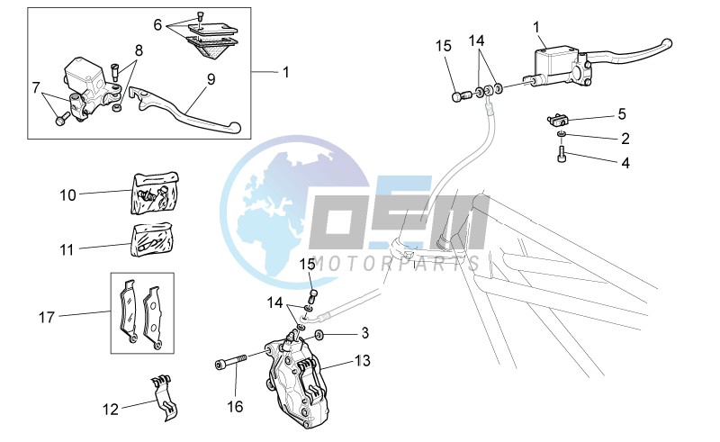 Front brake system