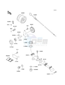 KAF 620 E [MULE 3010 4X4] (E6F-E8F) E6F drawing OIL PUMP_OIL FILTER