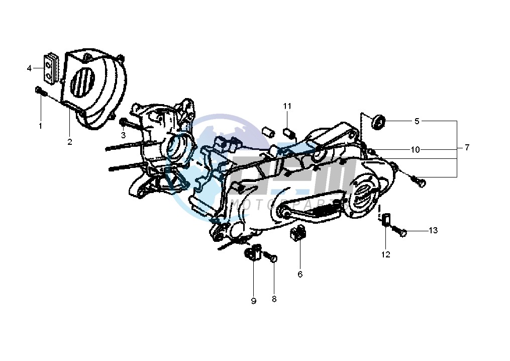 Crankcase cover