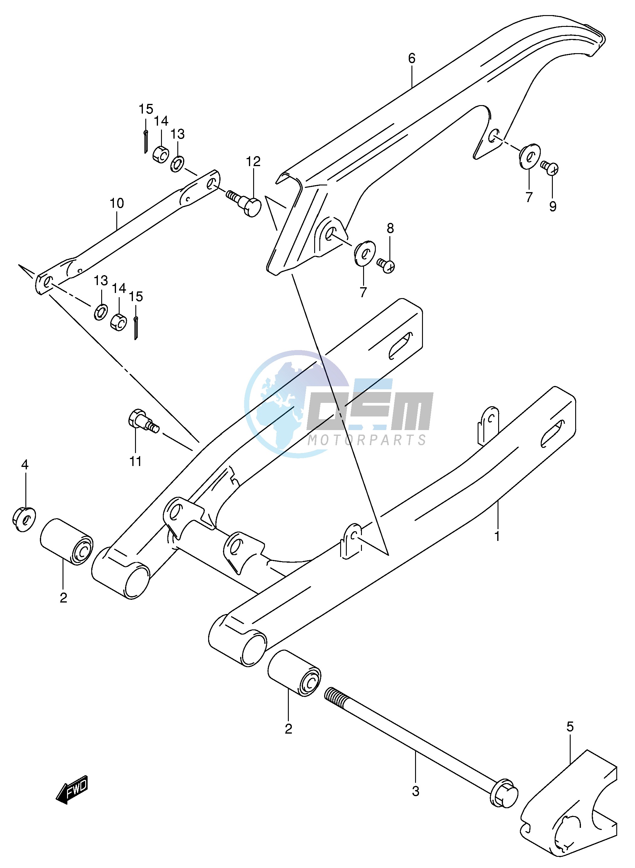 REAR SWINGING ARM