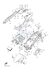 FJR1300AE FJR1300-AS ENGLAND drawing FENDER