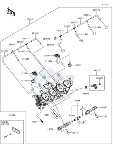 Z1000 ZR1000JHF XX (EU ME A(FRICA) drawing Throttle