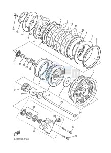 XJR1300 (5WMW) drawing CLUTCH