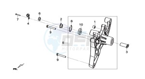 GTS 125I (L8) EU EURO4 drawing REAR SUSPENSION