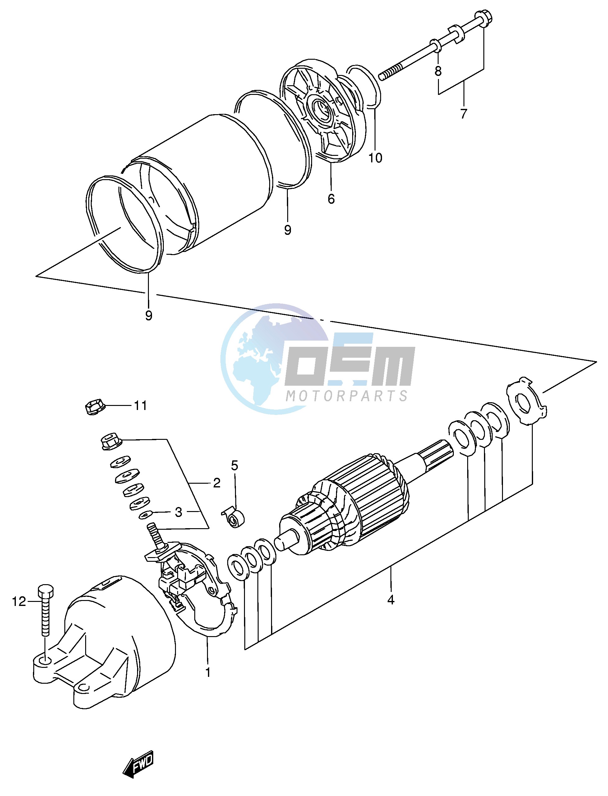 STARTING MOTOR