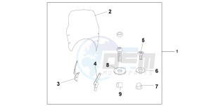 CBF600NA drawing FLY SCREEN