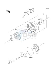 VN 1500 E [VULCAN 1500 CLASSIC] (E2-E6) [VULCAN 1500 CLASSIC] drawing REAR WHEEL_CHAIN