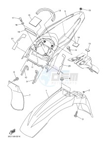 WR250R (32DT 32DS 32DU) drawing FENDER