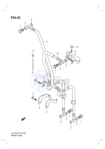 UH125ZE BURGMAN EU drawing BRAKE HOSE