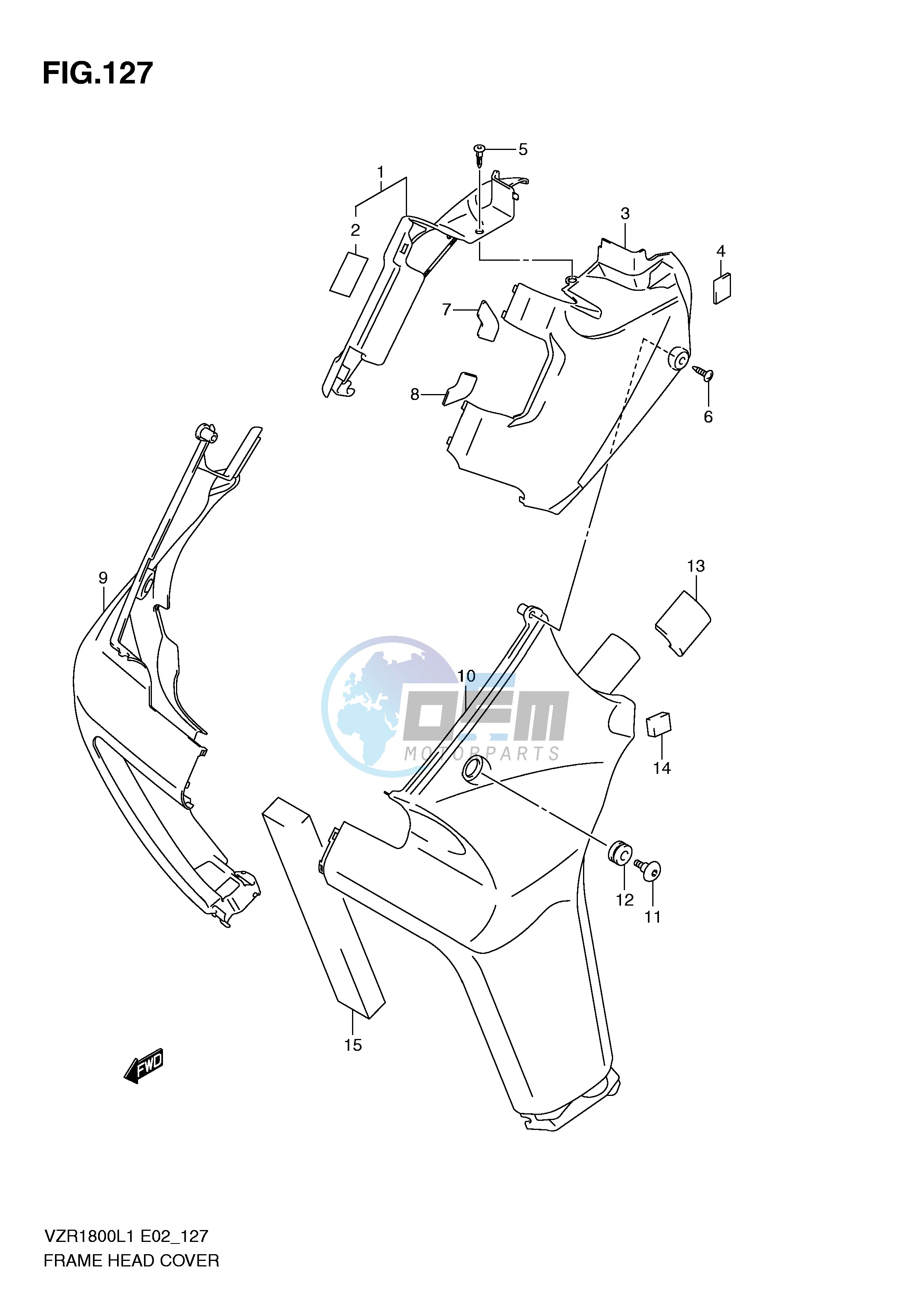 FRAME HEAD COVER (VZR1800L1 E19)