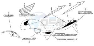 CB1300S CB1300SUPER FOUR drawing MARK (CB1300/A)