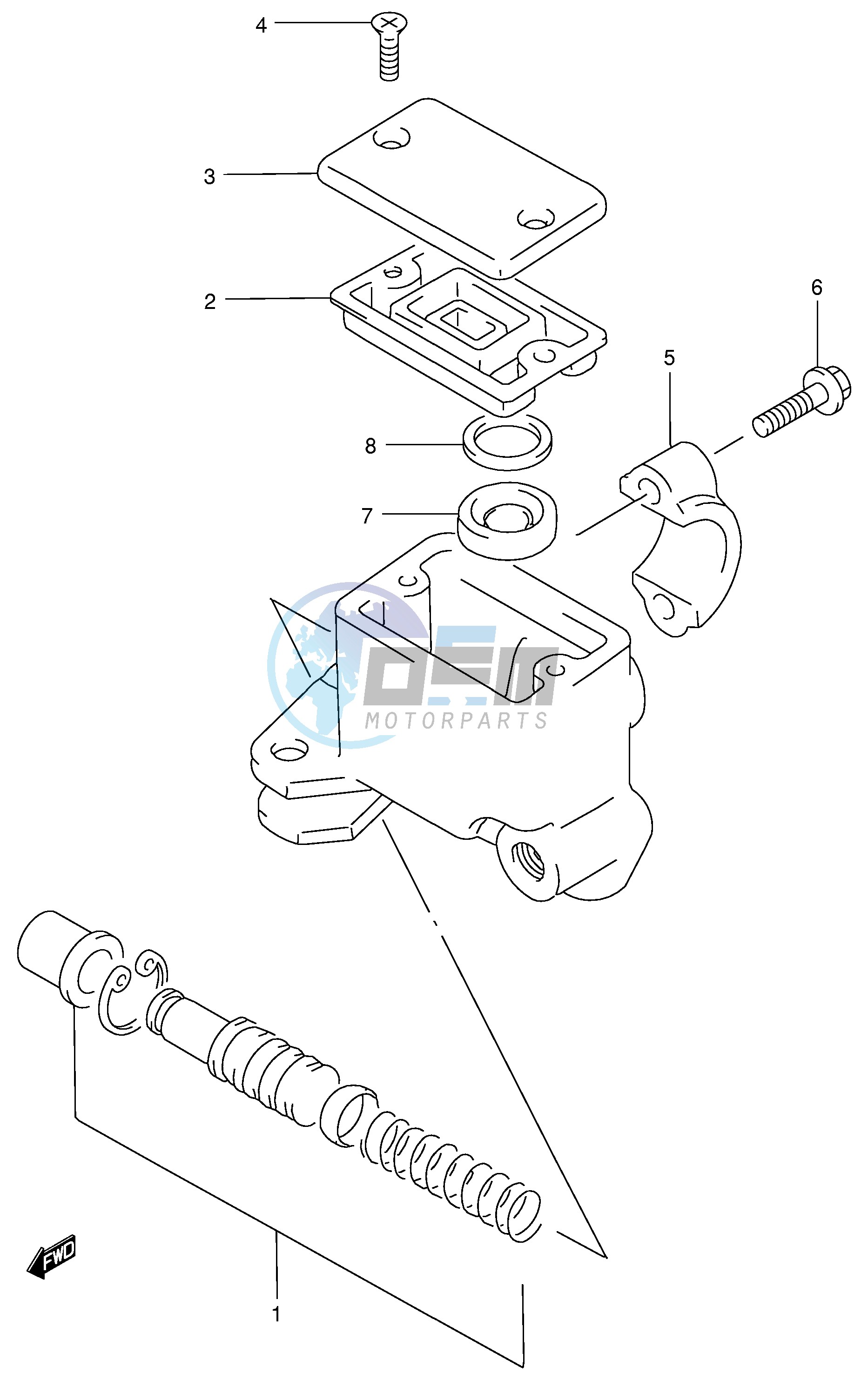 FRONT MASTER CYLINDER