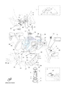 XT660ZA XT660Z ABS TENERE (2BE3 2BE3 2BE3) drawing FUEL TANK