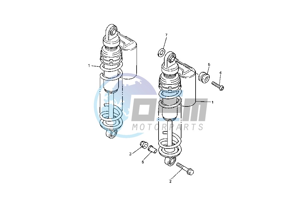 REAR SUSPENSION XJR 1300SP