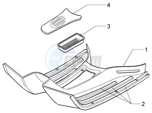 Granturismo 125 L drawing Rubber mat