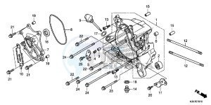 WW125EX2F PCX125 - WW125 UK - (E) drawing RIGHT CRANKCASE