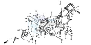 VT600CD drawing FRAME BODY