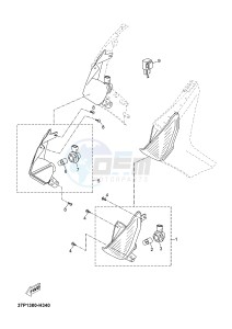 X-MAX125 XMAX 125 EVOLIS 125 (2ABF) drawing FLASHER LIGHT