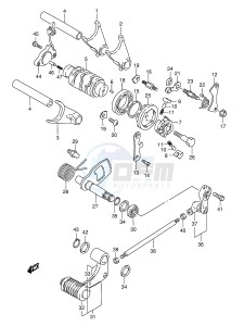 LS650 (E3-E28) SAVAGE drawing GEAR SHIFTING