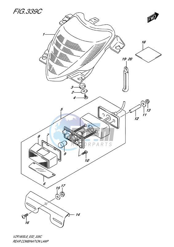 REAR COMBINATION LAMP