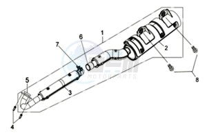 QUADRAIDER 600 drawing EXHAUST