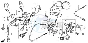 VT600CD drawing SWITCH/CABLE (2)