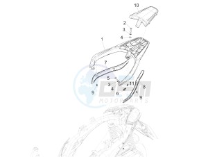 Medley 125 4T ie ABS E4 (EMEA) drawing Rear luggage rack