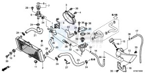 VTR2509 ED / LL MK drawing RADIATOR