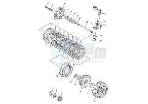 WR 400-426 F 400 drawing CLUTCH