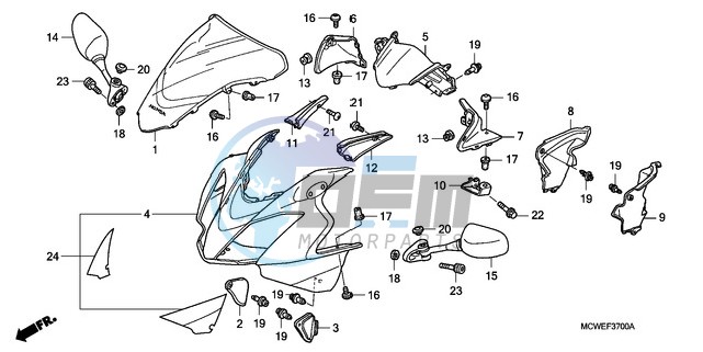 UPPER COWL